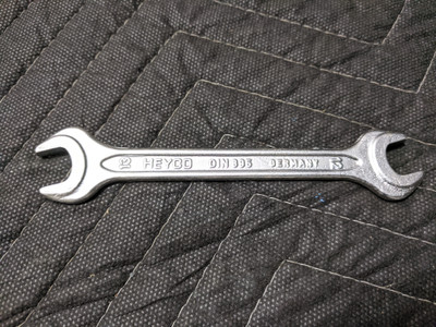 BMW HEYCO Double Open Ended Wrench 12mm & 13mm 71111126148 BMW HEYCO Double Open Ended Wrench 12mm & 13mm 71111126148