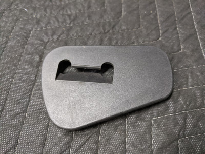 BMW E46/E83 3-Series X3 Rear Seat Catch Cover Right Black 51478262250 BMW E46/E83 3-Series X3 Rear Seat Catch Cover Right Black 51478262250