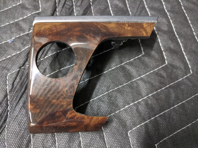 BMW E70 X5 Start Stop Switch Trim Woodgrain Molding Walnut 51456956843 BMW E70 X5 Start Stop Switch Trim Woodgrain Molding Walnut 51456956843