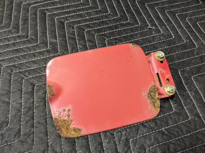 BMW E21 3-Series Fuel Filler Flap Gas Door 51171864757 BMW E21 3-Series Fuel Filler Flap Gas Door 51171864757