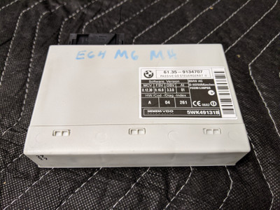 BMW E60/E61/E63/E64 M5 M6 5-Series 6-Series Passive Go Control Unit 61359134707 BMW E60/E61/E63/E64 M5 M6 5-Series 6-Series Passive Go Control Unit 61359134707
