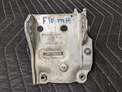 BMW F07/F10/F11 5-Series Radiator Support Carrier Adapter Plate Left 51117186513 BMW F07/F10/F11 5-Series Radiator Support Carrier Adapter Plate Left 51117186513