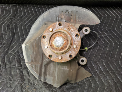 BMW E46 3-Series Convertible M3 Steering Knuckle Front Left 31212229855 BMW E46 3-Series Convertible M3 Steering Knuckle Front Left 31212229855