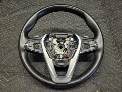 BMW G30 5-Series Leather Heated Paddle Sport Steering Wheel 74865380810 BMW G30 5-Series Leather Heated Paddle Sport Steering Wheel 74865380810