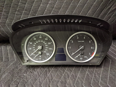 BMW E63/E64 6-Series Instrument Cluster Speedometer 62109194903 BMW E63/E64 6-Series Instrument Cluster Speedometer 62109194903