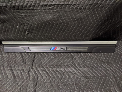 BMW E46 3-Series M3 Door Sill Cover Left 51478204113 BMW E46 3-Series M3 Door Sill Cover Left 51478204113