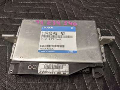 BMW E34 540i ABS Control Unit Module Bosch 34521090916 BMW E34 540i ABS Control Unit Module Bosch 34521090916