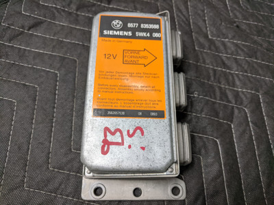 BMW E31/E32/E34/E36 Air Bag Computer Module Siemens 65778353598 BMW E31/E32/E34/E36 Air Bag Computer Module Siemens 65778353598