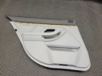 BMW E39 5-Series Rear Left Door Card Sunshade Gray 8159649 BMW E39 5-Series Rear Left Door Card Sunshade Gray 8159649