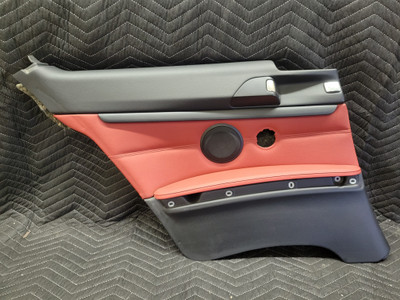 BMW E92 3-Series Coupe Rear Seat Trim Panel Left Coral Red 51437218825 BMW E92 3-Series Coupe Rear Seat Trim Panel Left Coral Red 51437218825