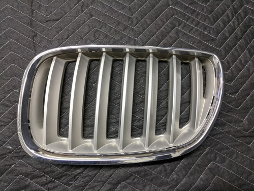 BMW E53 X5 Upper Front Grille Left Drivers 51137113737