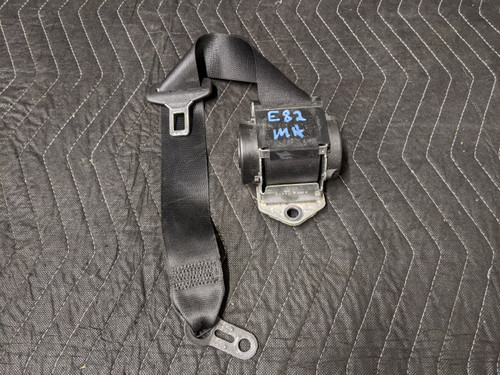 BMW E82 1-Series Upper Rear Seat Belt Schwarz 72112996491