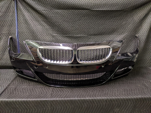 BMW E64 M6 Front Bumper Cover PDC Headlight Washers Black Sapphire 51117899508