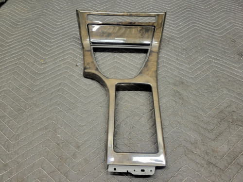 BMW E53 X5 Center Console Poplar Wood Trim Rauchgrau 51167124562