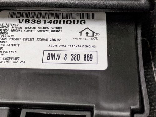 BMW E38/E39/E53 X5 Homelink Garage Door Opener Remote Control Module 61318380869