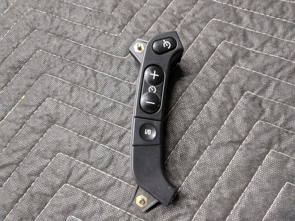 BMW E46 3-Series Steering Wheel Cruise Control Switch Black 61316904473