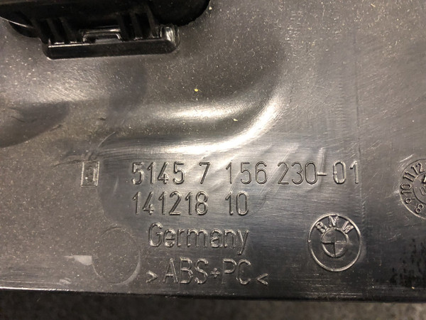 BMW E60 Lower Dash Panel Right Passenger Side Black 