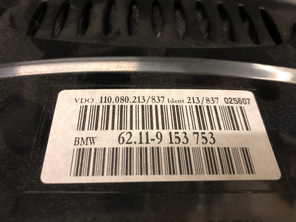 BMW E60 Instrument Cluster 122,000 Miles 