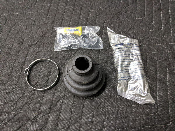 BMW E30 3-Series Rear Outer Drive Shaft CV Boot Repair Kit 33219067810