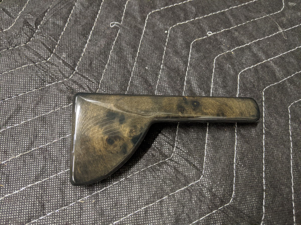 BMW E53 X5 Dash Trim I-Panel Center Left Poplar Wood Rauchgrau 51457124607