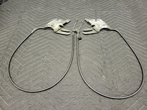 BMW E30 3-Series Convertible Folding Top Locks Pair W/ Cables 51258106981