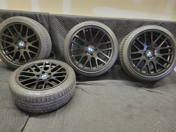 Beyern Spartan Flow Formed BMW 5x120 17/18"" Wheel Set Black