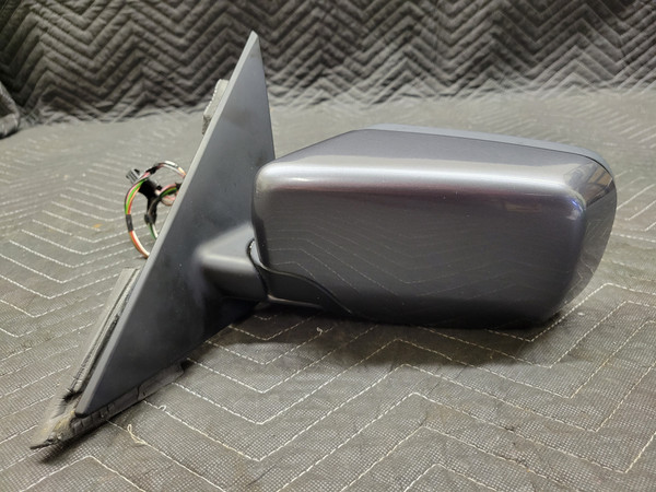 BMW E46 3-Series Left Power Side View Mirror Heated Stahlgrau 51168245129