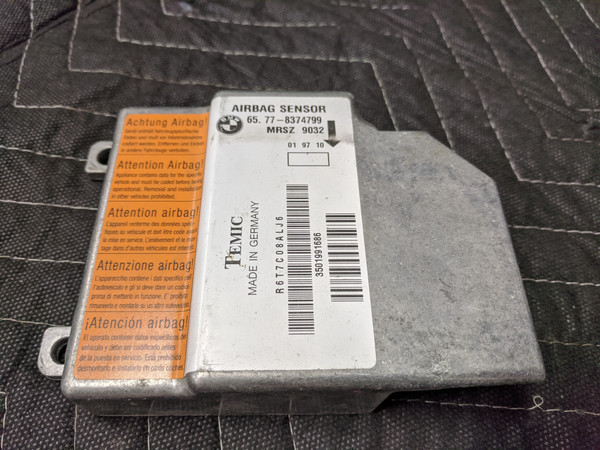 BMW E36/E38/E39/E46 Airbag Control Module 65778374799