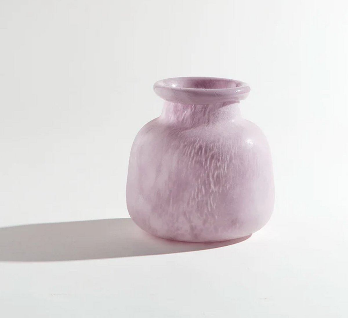 Lilac Glass Vase