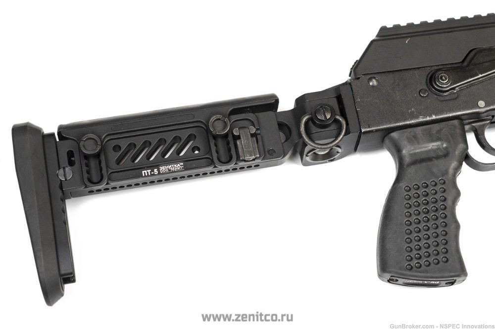 Zenitco PT-5 Stock | Russian AK Buttstock | Black | US Stock