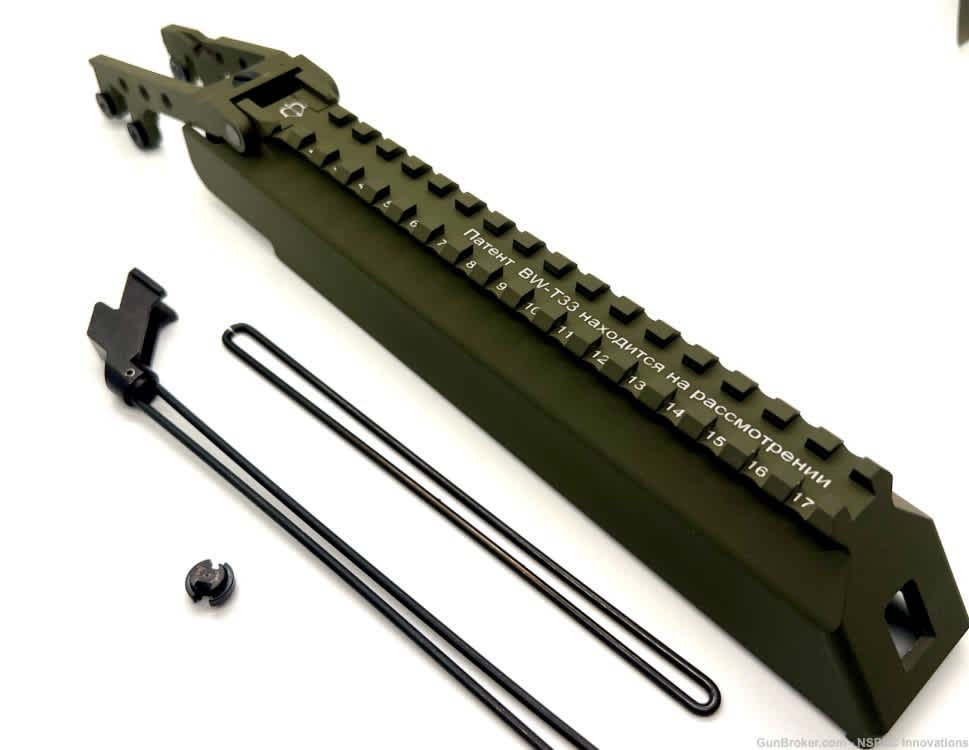 Barwarus BW-T33 Railed AK Dust Cover | ODG - NSPEC Innovations LLC