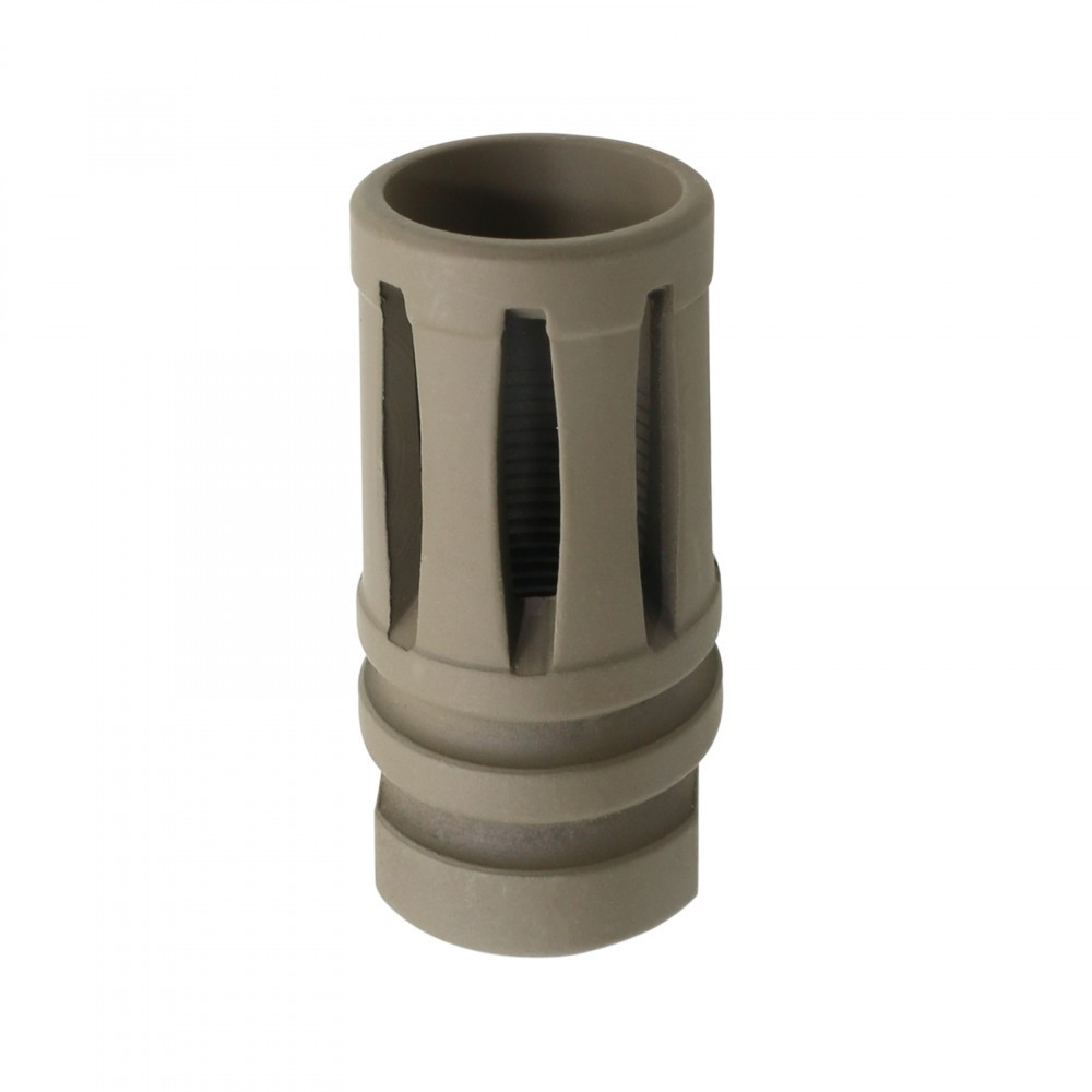 5/8x24 | A2 Birdcage Flash Hider | FDE