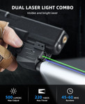 Blue Green Red Laser Sight Flashlight Laser Combo Glock Sight Flash Light |