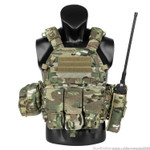 Multicam Modular Tactical Vest Plate Carrier | 500D Material