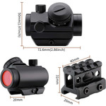 Micro Red Dot Scope Riser Mount