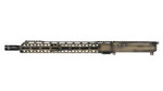 AR-15 5.56 Upper Receiver | 16″ FDE Battleworn | M-LOK | BCG & Handle