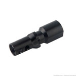 1/2x28 3 Tri Lug Muzzle Brake Steel Flash Hider