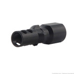 1/2x28 3 Tri Lug Muzzle Brake Steel Flash Hider