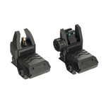 Fiber Optic Iron Sights AR15 Sight Flip Up Front Rear