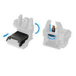 Fiber Optic Iron Sights AR15 Sight Flip Up Front Rear