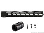 15" AR15 MLOK Picatinny Freefloat Handguard