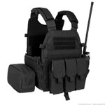 SALE Black Plate Carrier Vest Body Armor Chest Rig