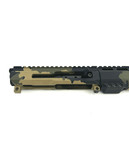 AR-15 5.56 Upper Receiver | Green Mountain Camo Cerakote | Right Side Charging | 16" Parkerized M4 Barrel | 1:8 Twist | Carbine Length Gas System