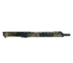 AR-15 5.56 Upper Receiver | Green Mountain Camo Cerakote | Right Side Charging | 16" Parkerized M4 Barrel | 1:8 Twist | Carbine Length Gas System