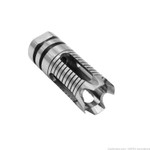 1/2x28 AR15 Flash Hider Silver Muzzle Brake 1/2x28 Hider Flash AR15 Brake