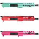 AR15 7" Upper Receiver 5.56 AR15-Upper AR15-Upper-Receiver Red Blue Pink