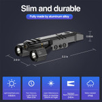 Dual Flashlight & Green Laser Sight Combo