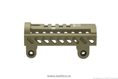 Zenitco B-19N Railed Gas Tube Cover Golden Khaki Zenitco Rail B-19N B-19 Zenitco B-19N Railed Gas Tube Cover Golden Khaki Zenitco Rail B-19N B-19