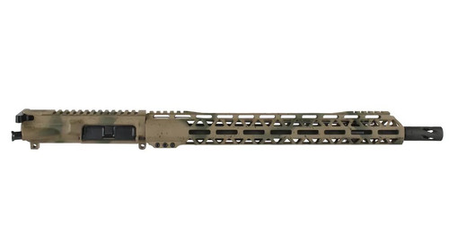 AR-15 5.56 Upper Receiver | 16″ Camo | Rear Charging | Mid-Length Gas System | M-LOK