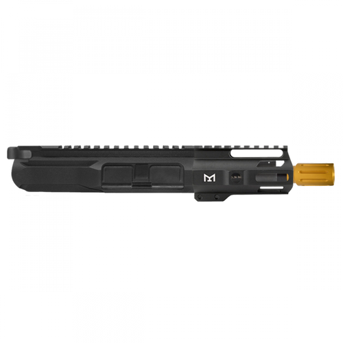 AR15 5" Upper Receiver 5.56 Pistol Complete Gold